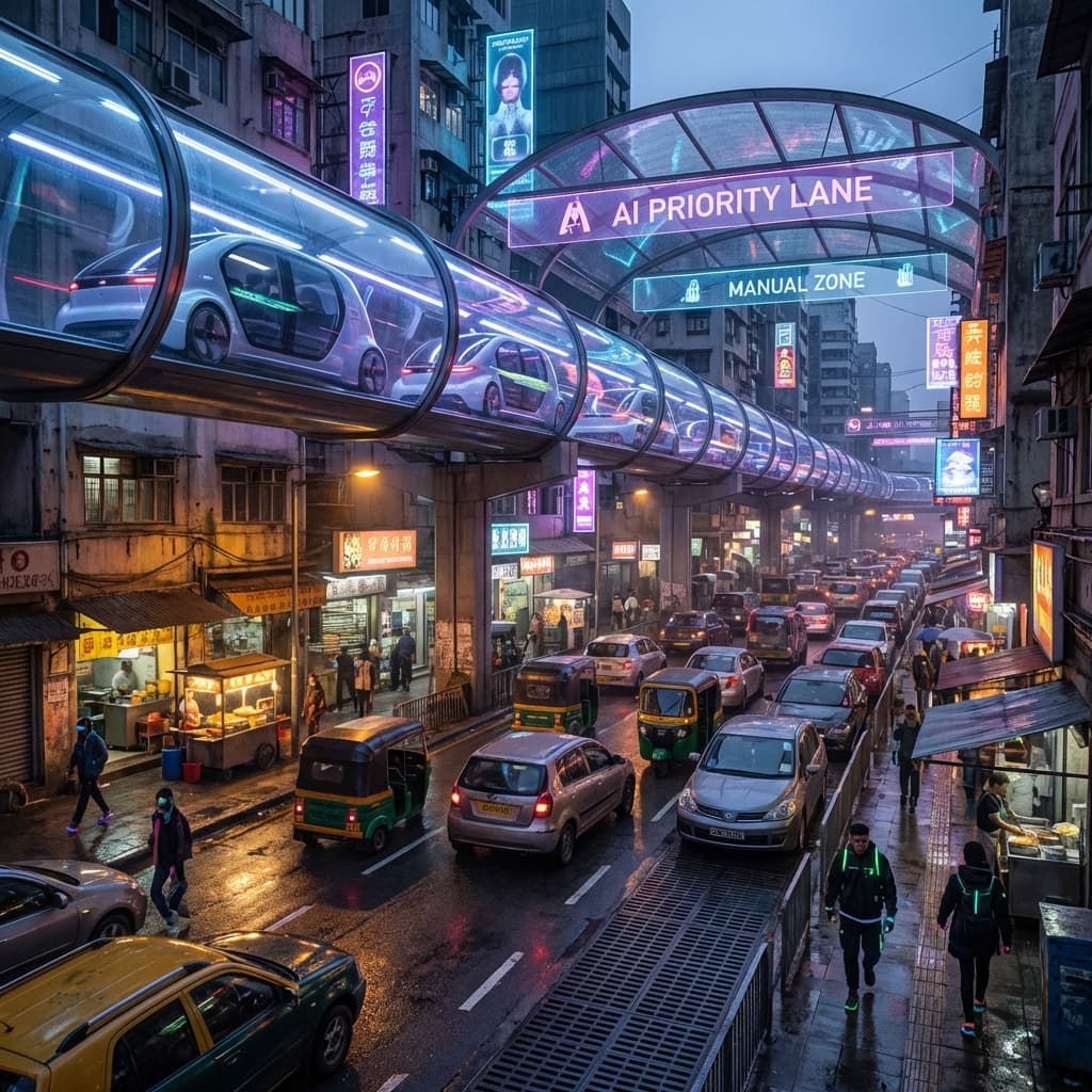 Цифровая джентрификация дорог 2026: Почему Uber и глобальные гиганты превращаются в ИИ-корпорации