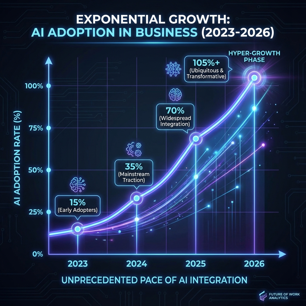 График роста внедрения ИИ