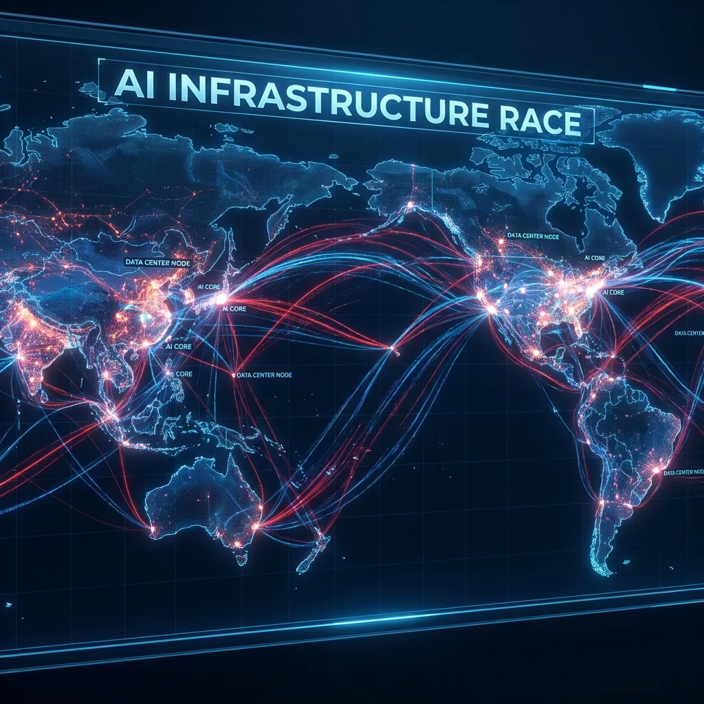 Карта ИИ-инфраструктуры США и Китая