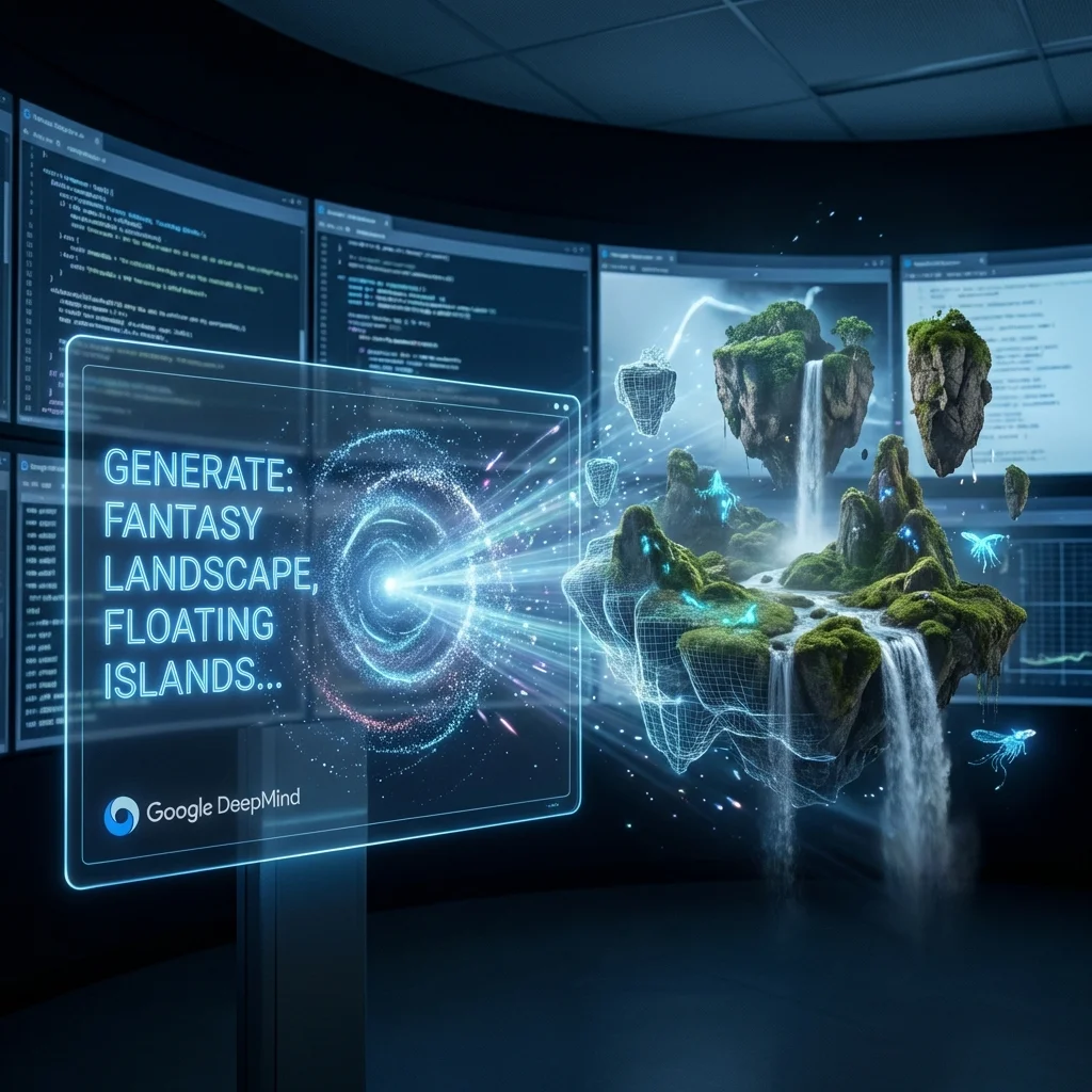 Project Genie создаёт интерактивный 3D-мир по текстовому описанию