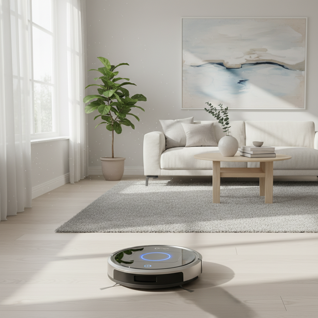 Робот-пылесос в современном интерьере