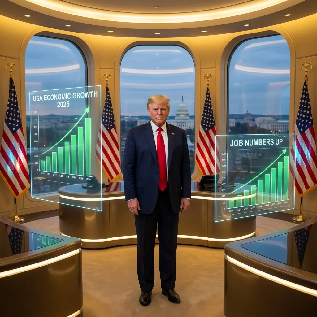 Футуристический Белый Дом и Трамп